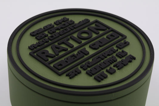 Metal Gear Solid Delta Inspired Ration Storage Container