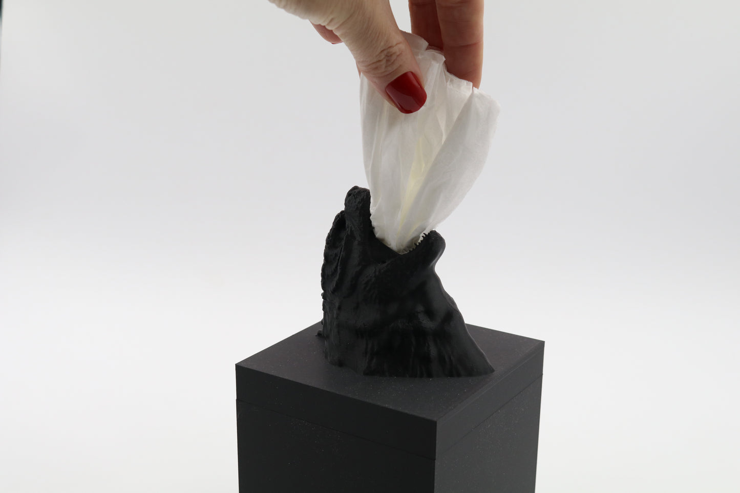Godzilla Inspired Monster Breathing Tissue Box Storage Container