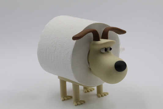 Wallace & Gromit Inspired Dog Toilet Roll Paper Storage Holder