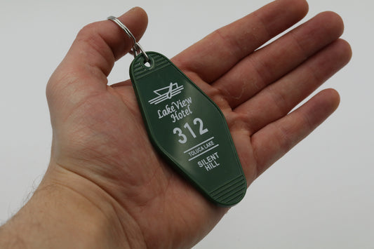 Silent Hill 2 Remake Inspired Lakeview Hotel Motel Keyring Replica