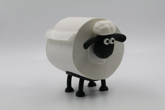 Wallace & Gromit Inspired Shaun The Sheep Inspired Toilet Roll Paper Storage Holder