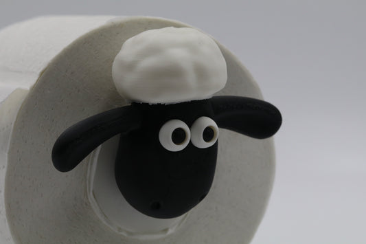 Wallace & Gromit Inspired Shaun The Sheep Inspired Toilet Roll Paper Storage Holder