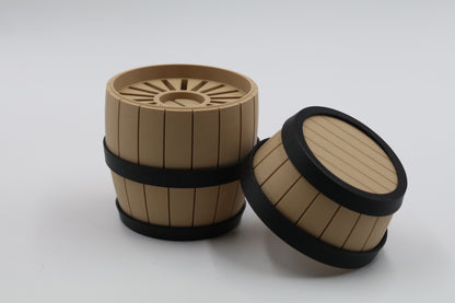 Mario DK Inspired Nintendo Switch / Switch 2 Cartridge Storage Barrel With Rotating Functionality