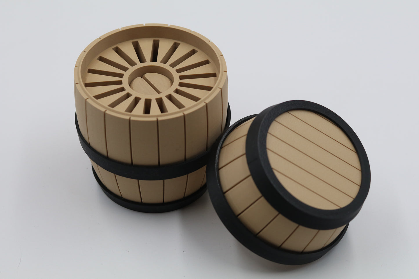 Mario DK Inspired Nintendo Switch / Switch 2 Cartridge Storage Barrel With Rotating Functionality