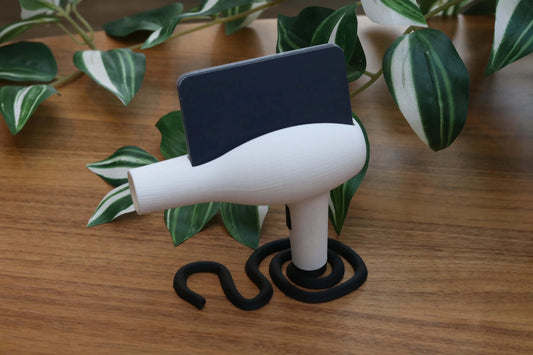Hairdryer Business Card Holder - For Hairdressing Salons & Barbers